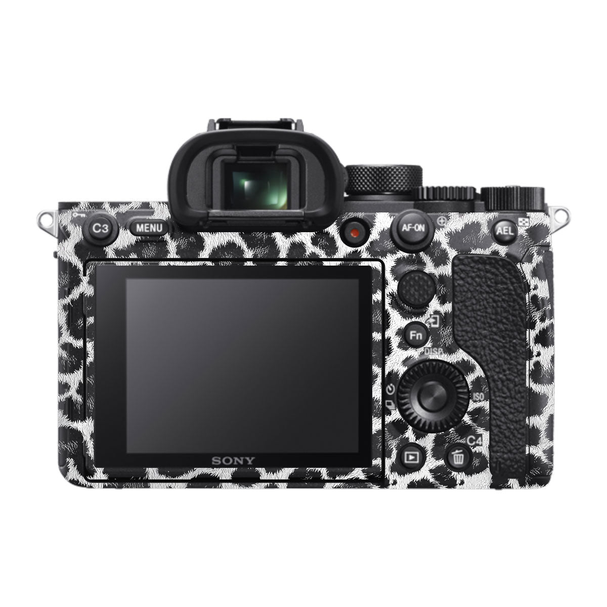 Snow Leopard Spots Sony A7R IV Camera Skin