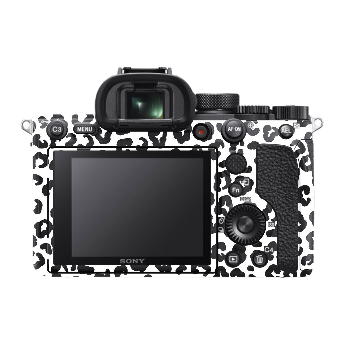 White Leopard Sony A7R IV Camera Skin