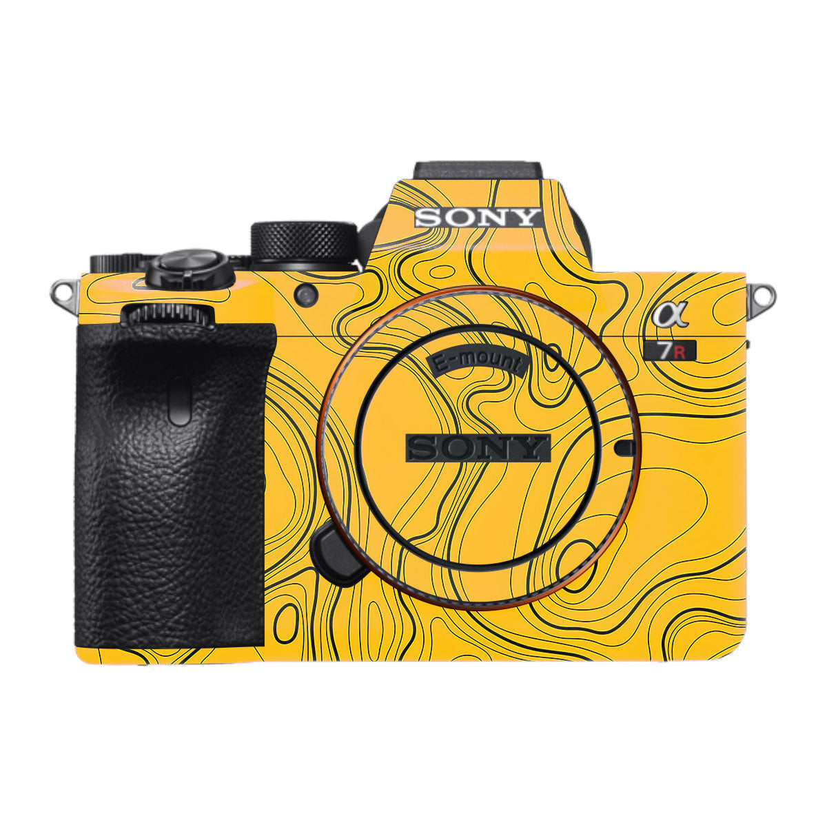 Topographic Map Pattern Sony A7R IV Camera Skin