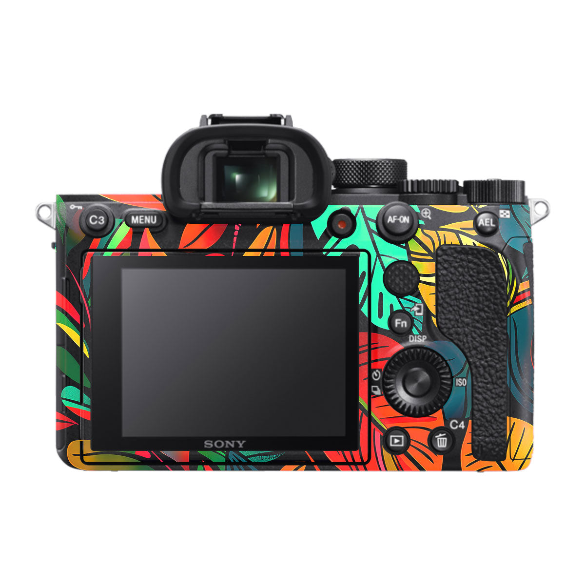 Tropical Jungle Leaves Sony A7R IV Camera Skin