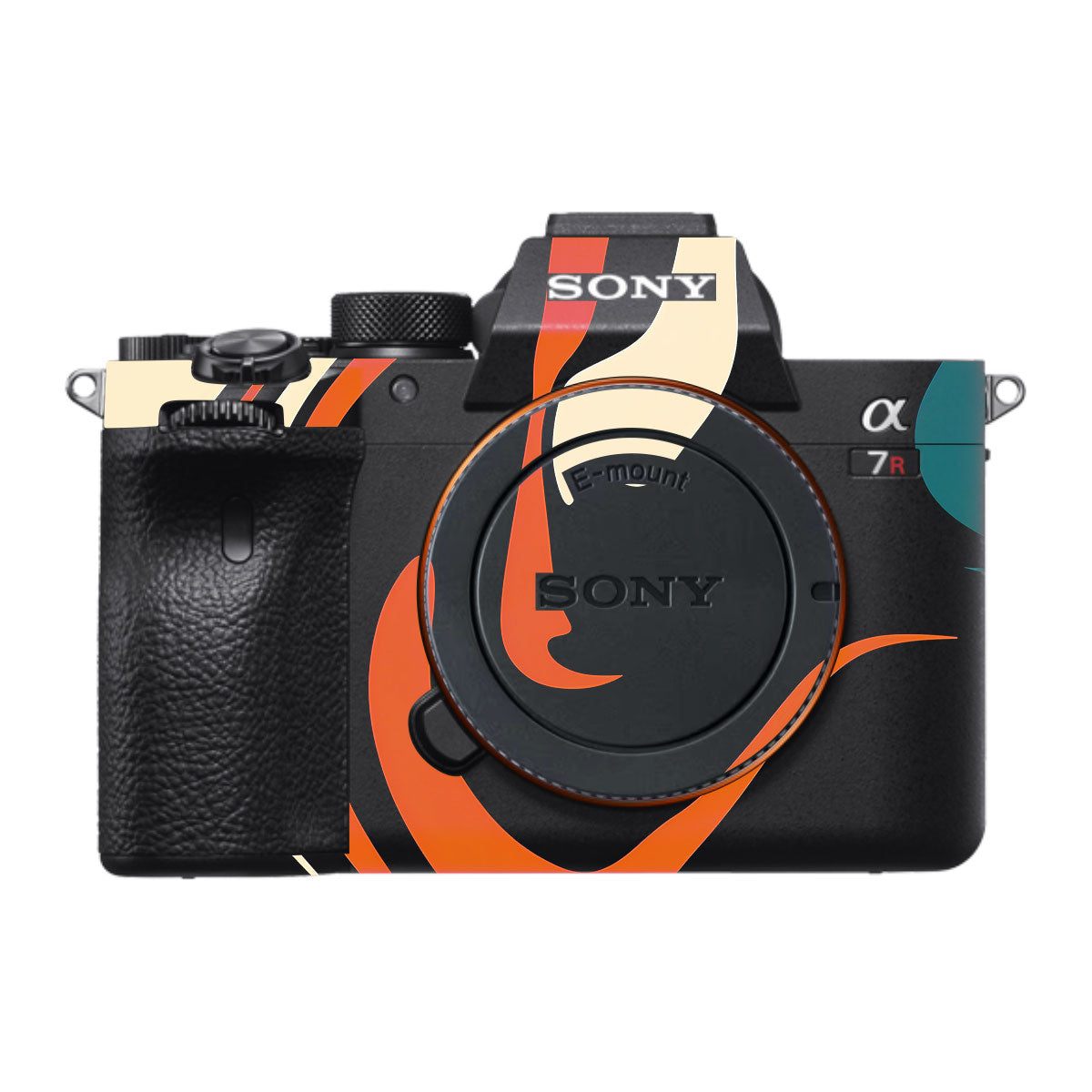 Mid-Century Abstract Swirl Sony A7R IV Camera Skin