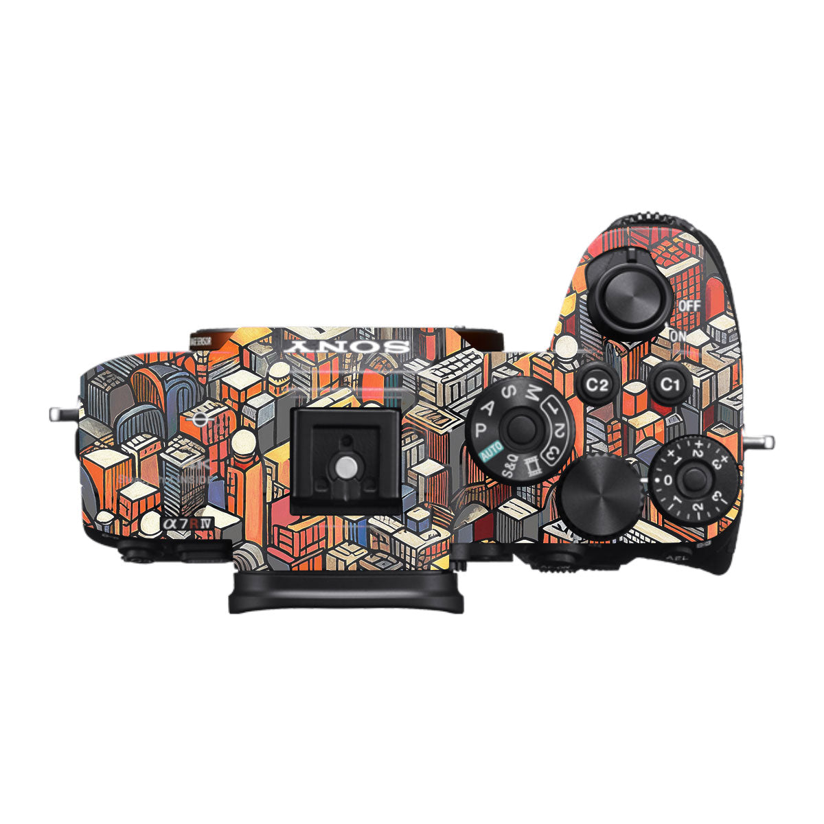Isometric Cityscape Sony A7R IV Camera Skin