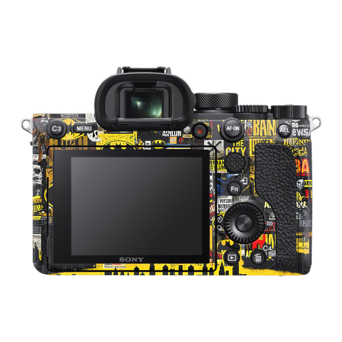 Batman Collage Sony A7R IV Camera Skin