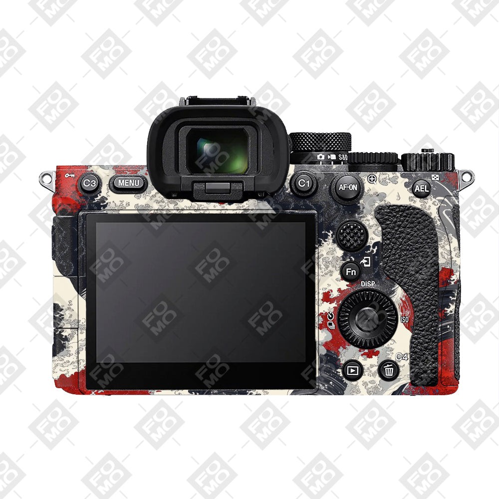 Abstract Waves Sony A7RV Camera Skin