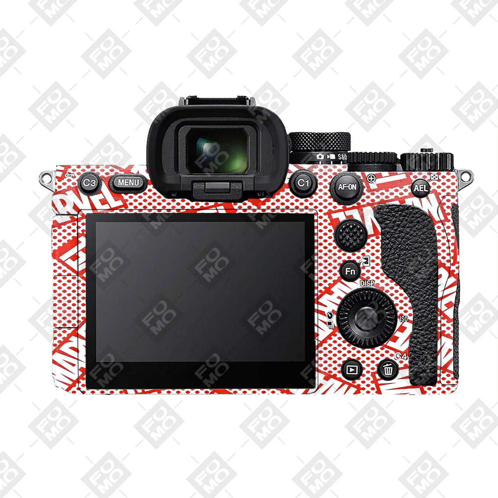 Marvel Comics Sony A7RV Camera Skins