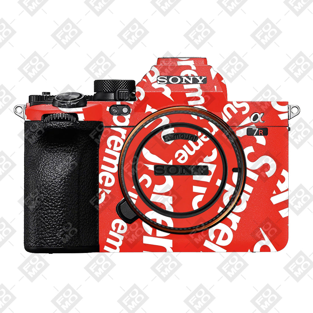 Supreme Red Sony A7RV Camera Skins