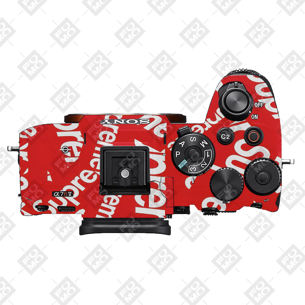 Supreme Red Sony A7RV Camera Skins