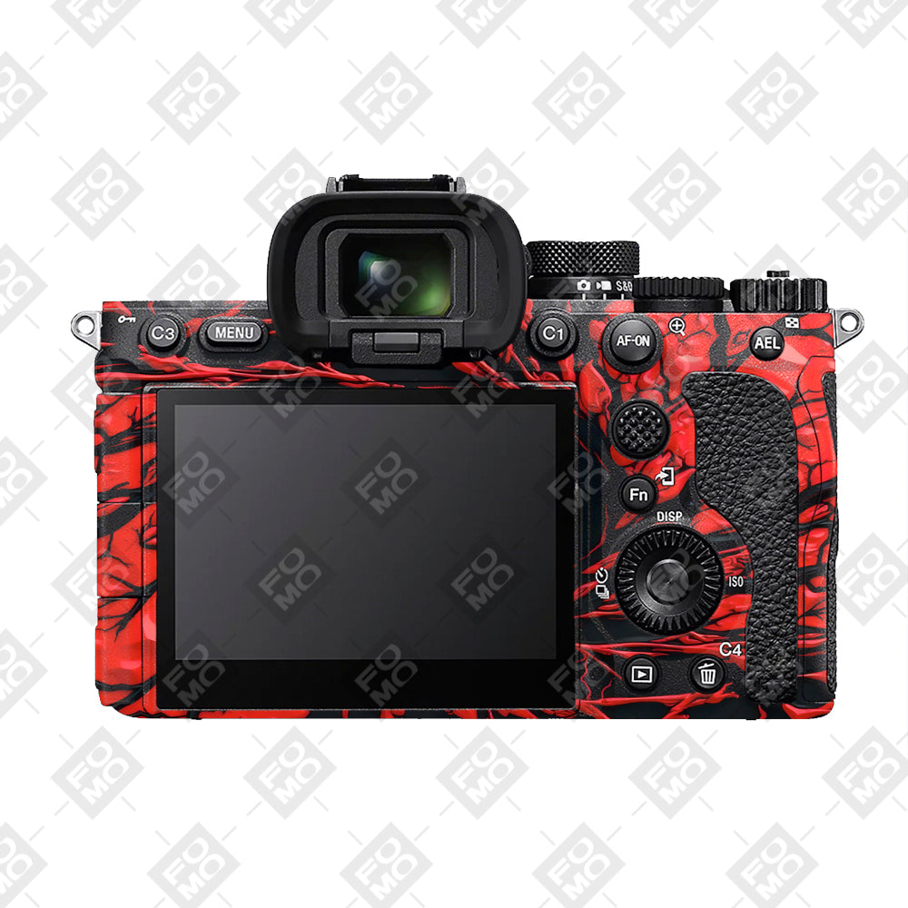 Venom Red Sony A7RV Camera Skins