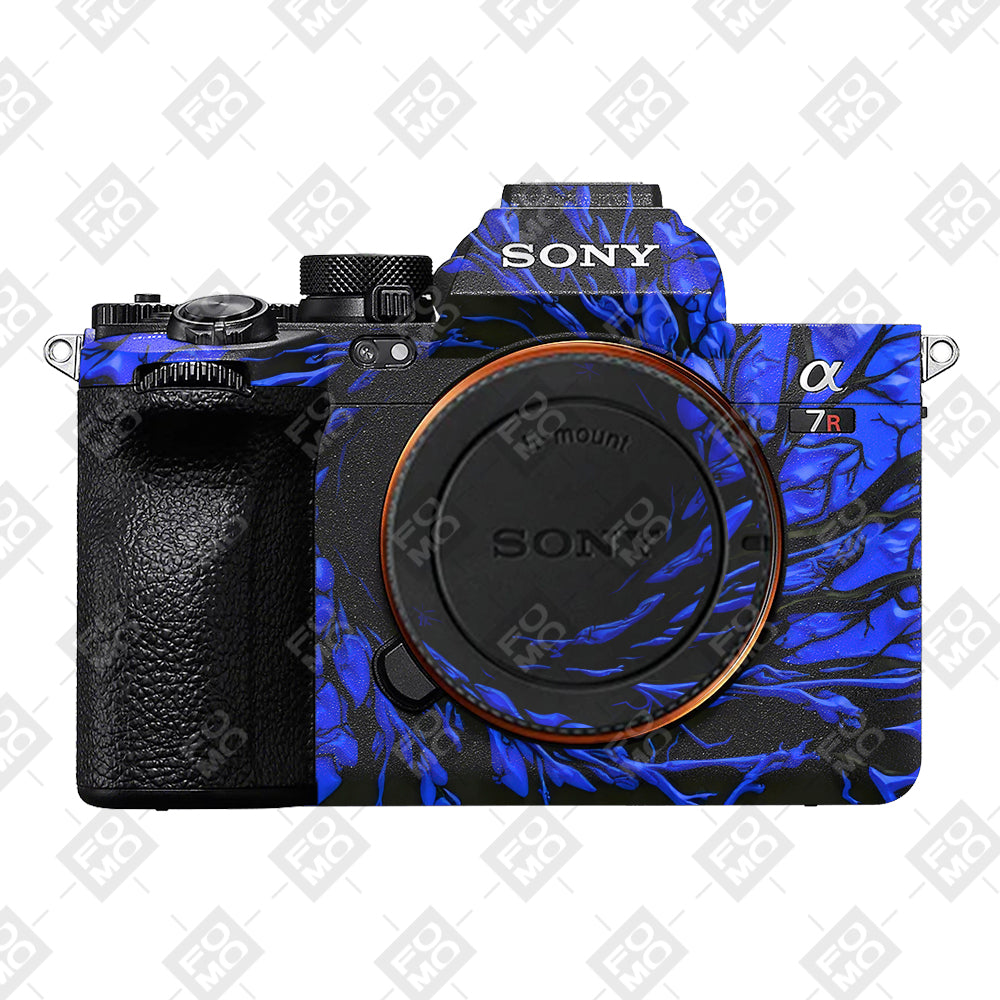 Venom Blue Sony A7RV Camera Skins
