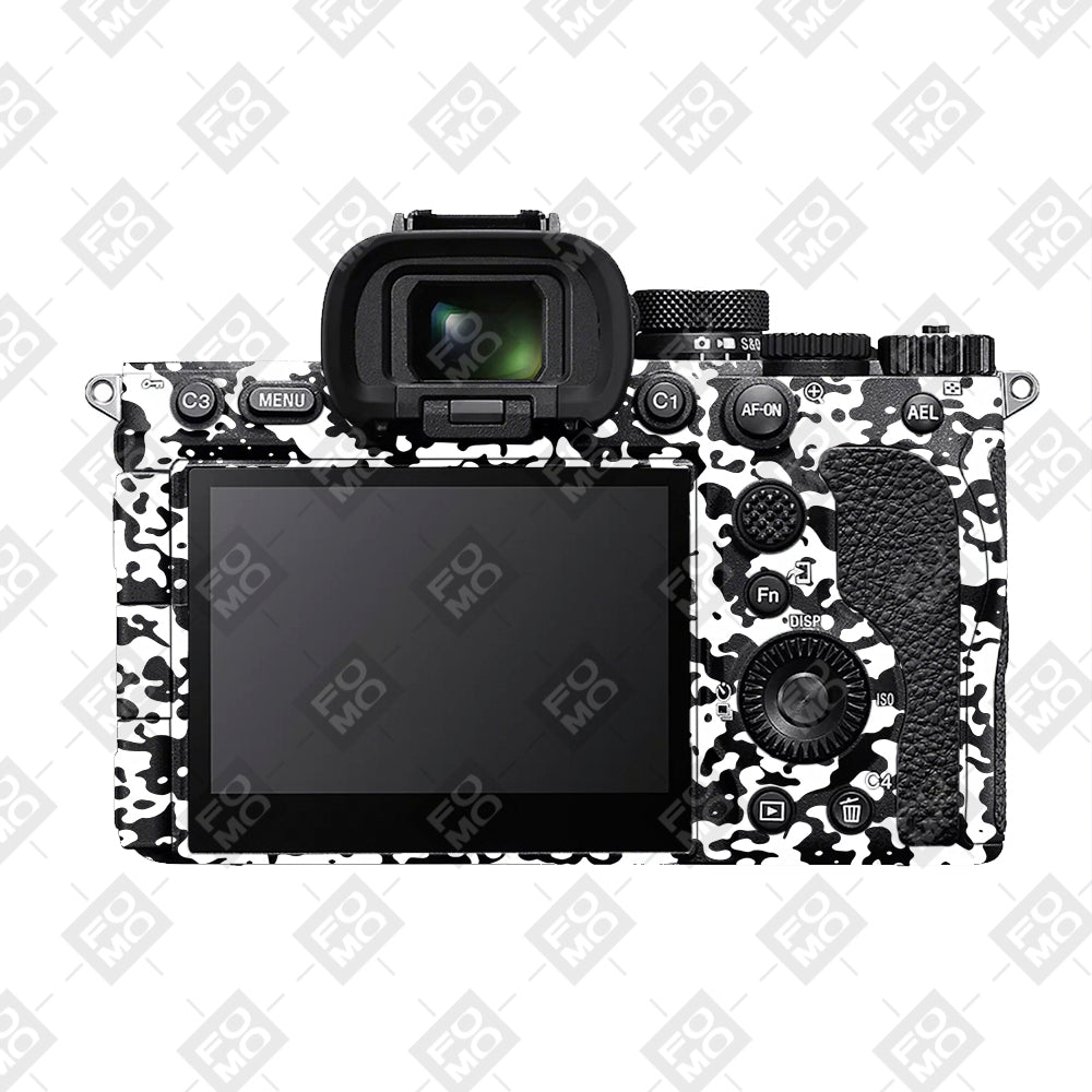Snow Camo Sony A7RV Camera Skins