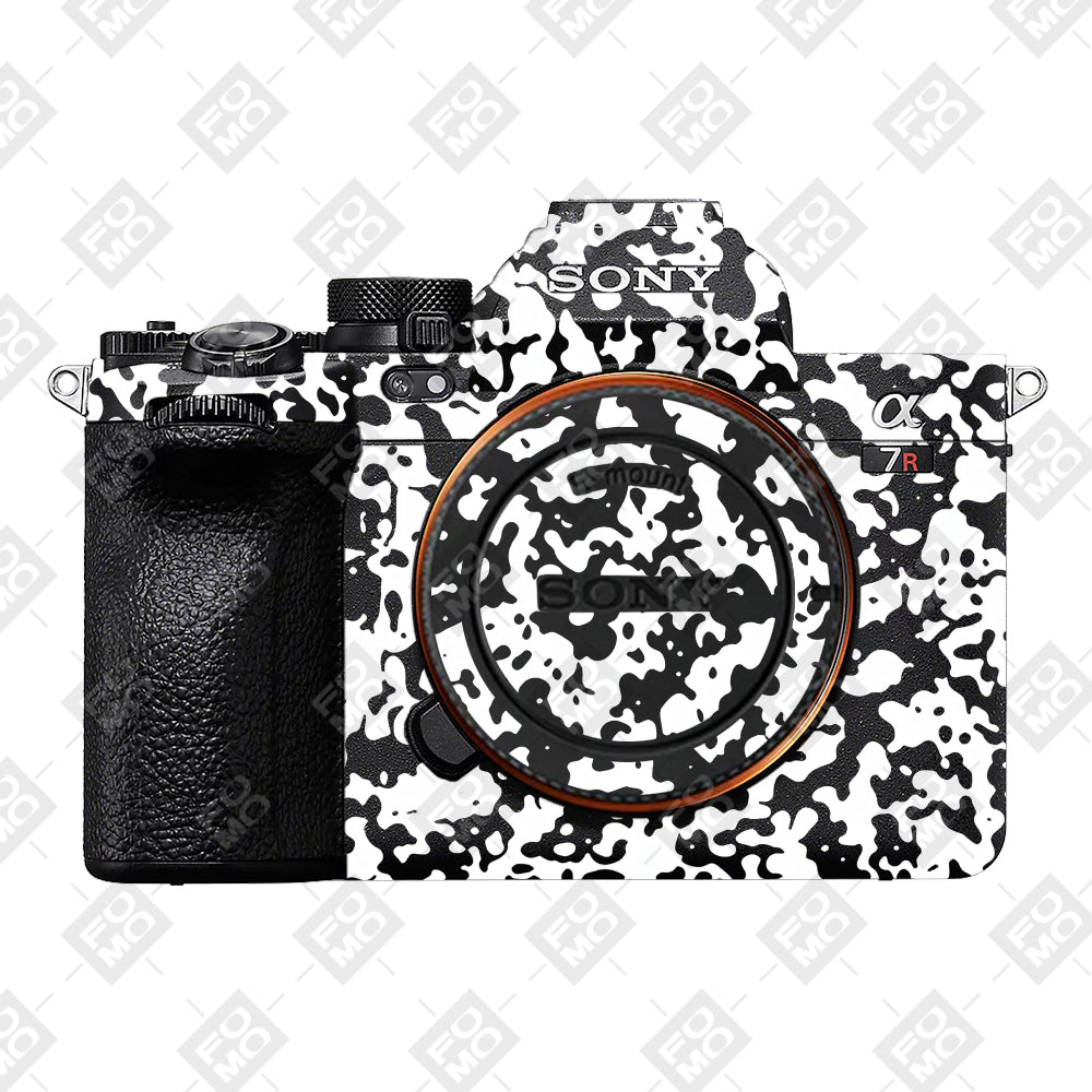 Snow Camo Sony A7RV Camera Skins