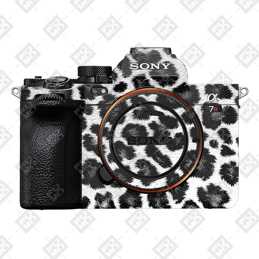 Snow Leopard Spots Sony A7RV Camera Skins