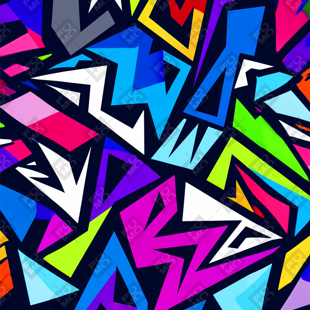 Bold Geometric Pop Sony A7RV Camera Skin