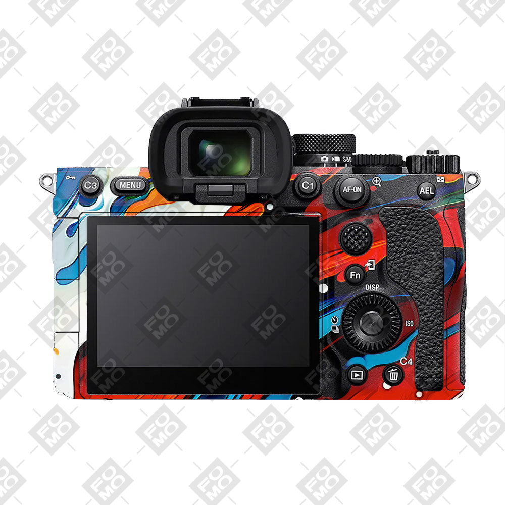 Fire & Ice Flow Sony A7RV Camera Skin