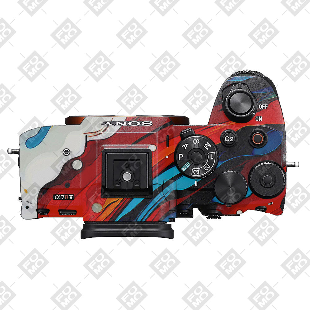 Fire & Ice Flow Sony A7RV Camera Skin