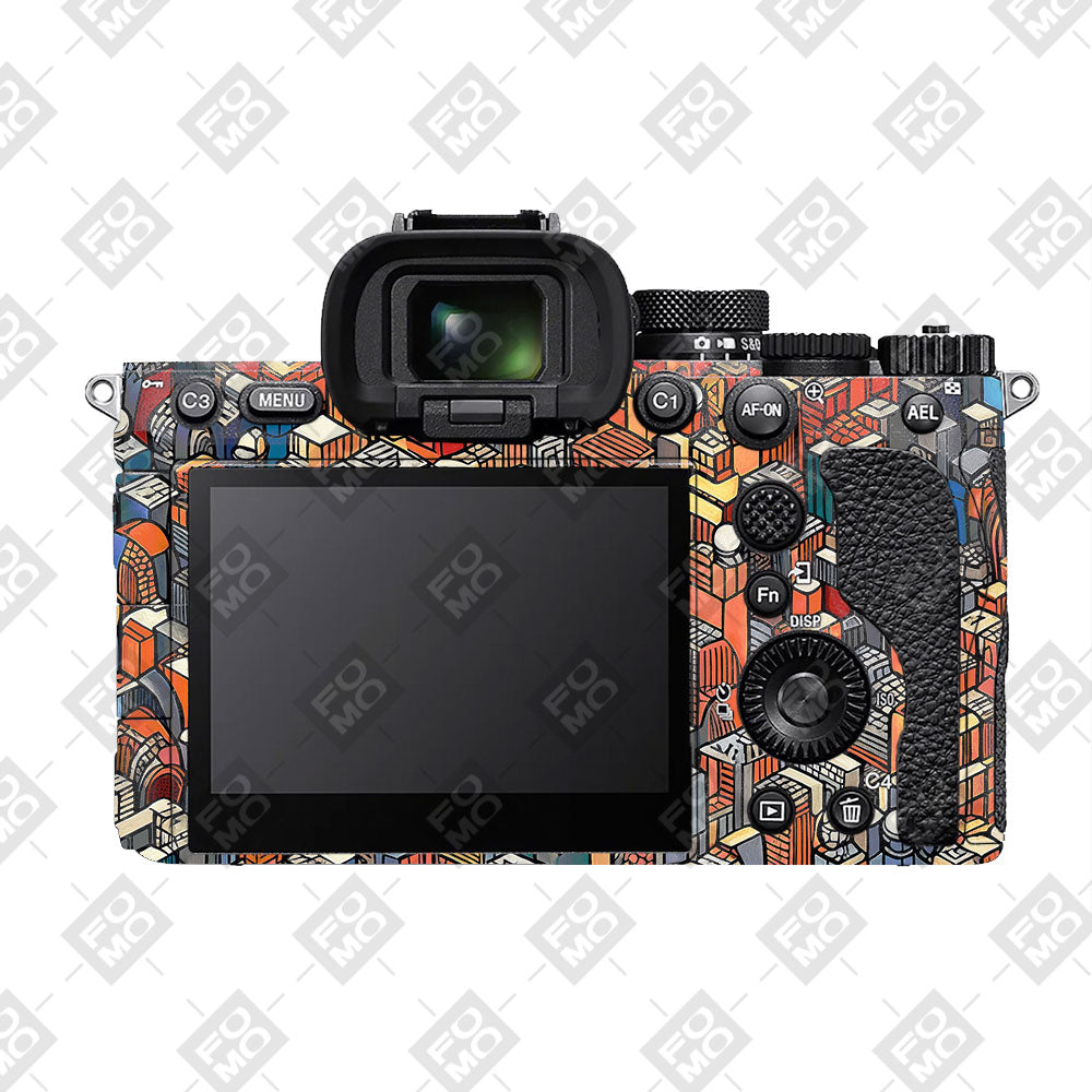 Isometric Cityscape Sony A7RV Camera Skin