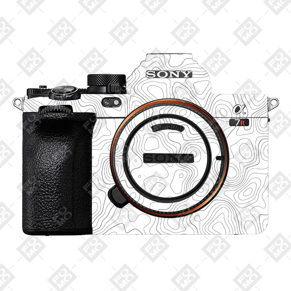 White Contour Design Sony A7RV Camera Skins