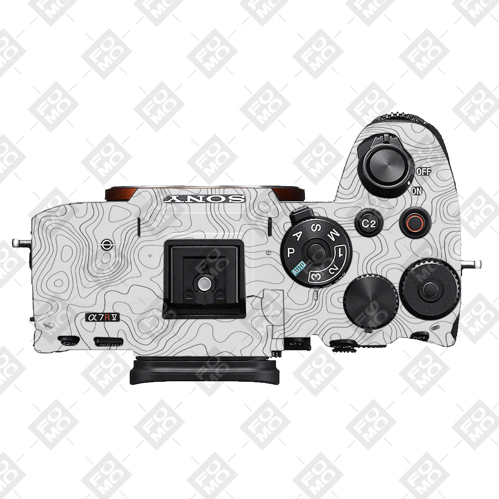White Contour Design Sony A7RV Camera Skins