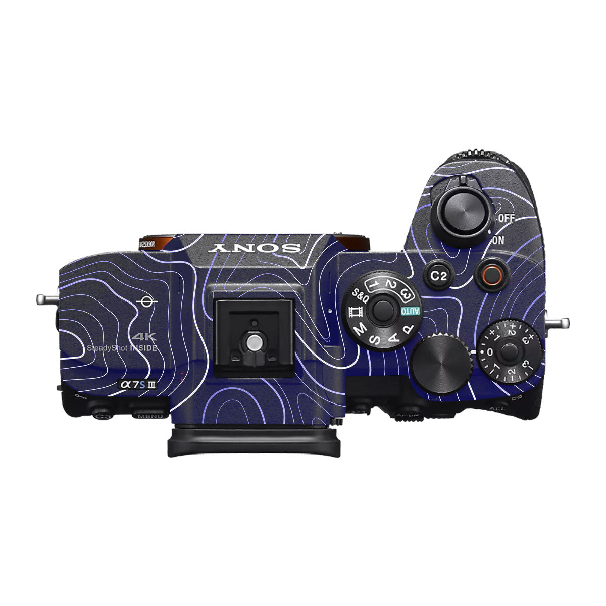 Deep Blue Contour Sony A7S III Camera Skin
