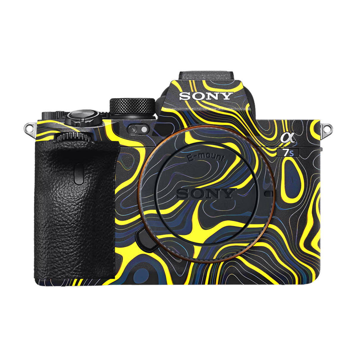 Neon Lava Contours Sony A7S III Camera Skin