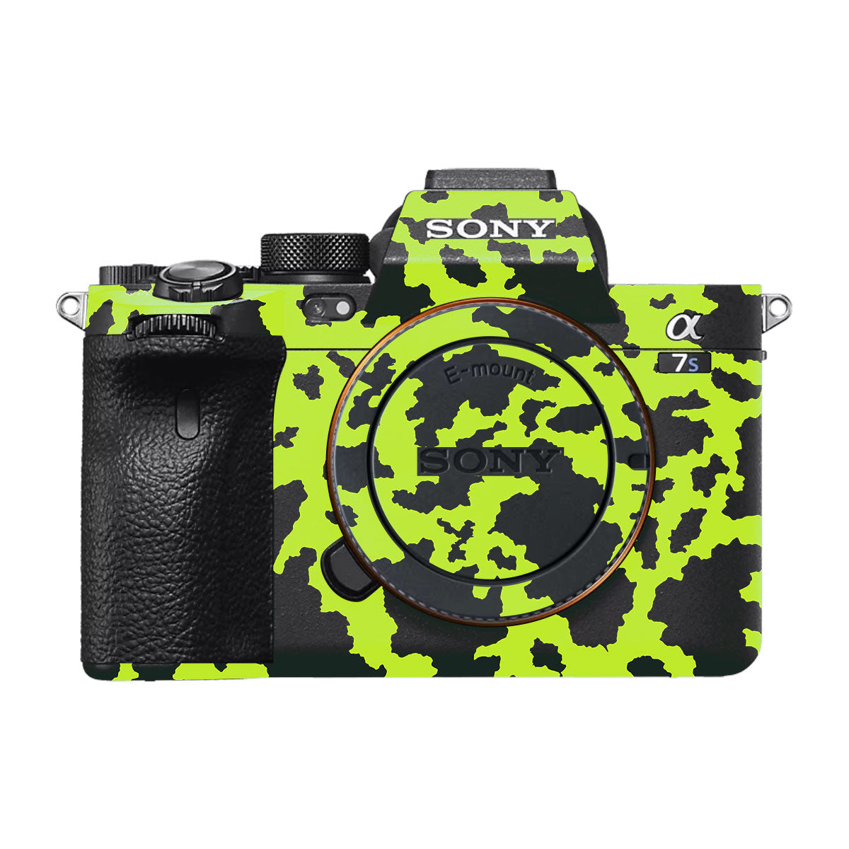 Neon Green Splatter Sony A7S III Camera Skin