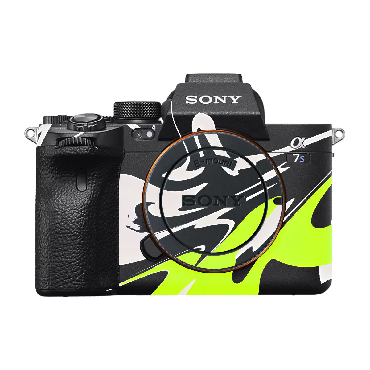 Neon Green and Black Pattern Sony A7S III Camera Skin