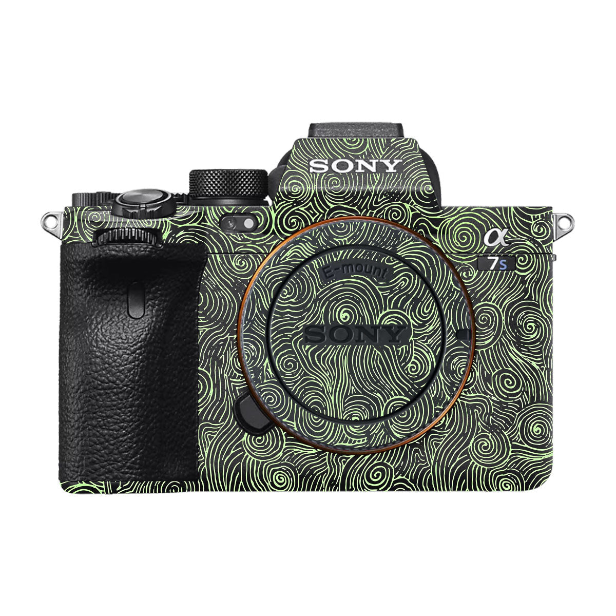 Green Spirals Sony A7S III Camera Skin
