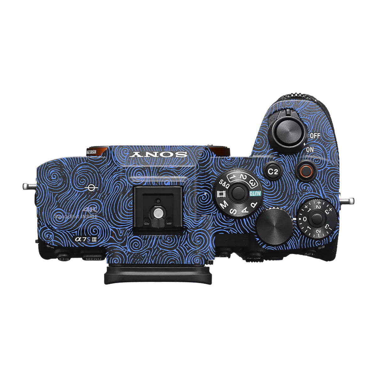 Blue Spirals Sony A7S III Camera Skin