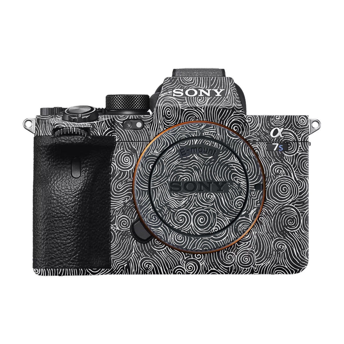 White Spirals Sony A7S III Camera Skin