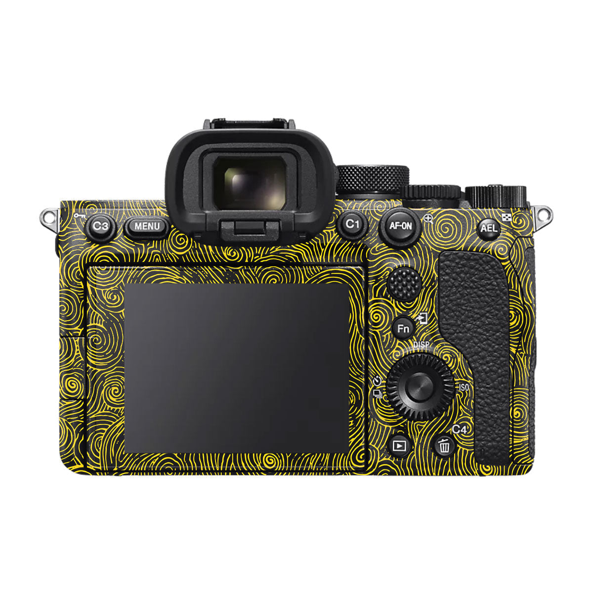 Yellow Spirals Sony A7S III Camera Skin