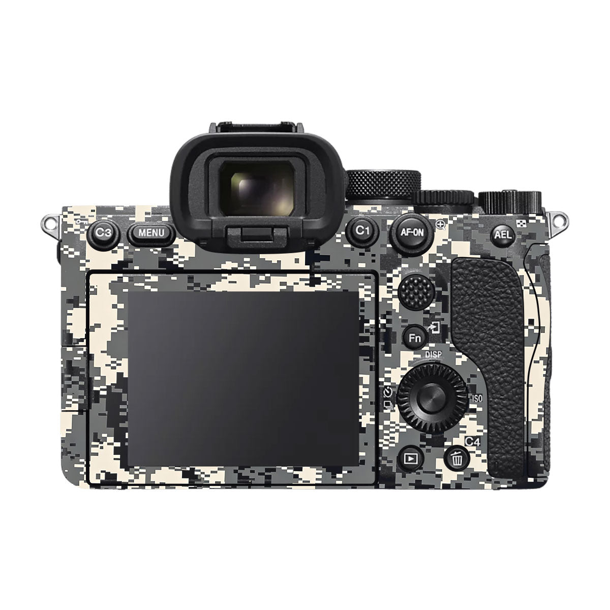 Grey Black Pixel Sony A7S III Camera Skin