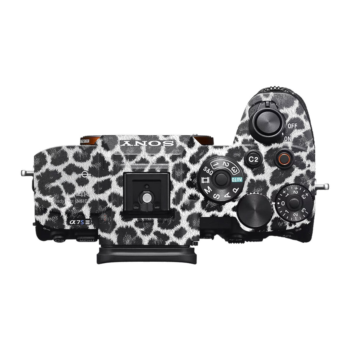 Snow Leopard Spots Sony A7S III Camera Skin