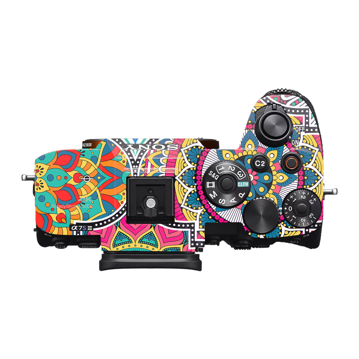 Boho Mandala Tile Pattern Sony A7S III Camera Skin