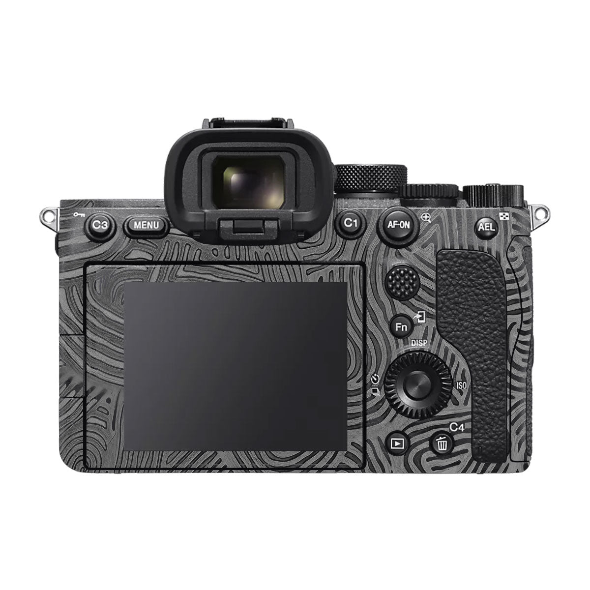 Monochrome Line Maze Sony A7S III Camera Skin