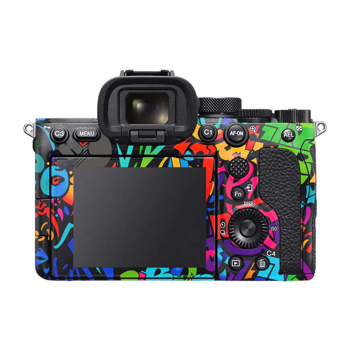 Colorful Urban Street Art Lettering Sony A7S III Camera Skin