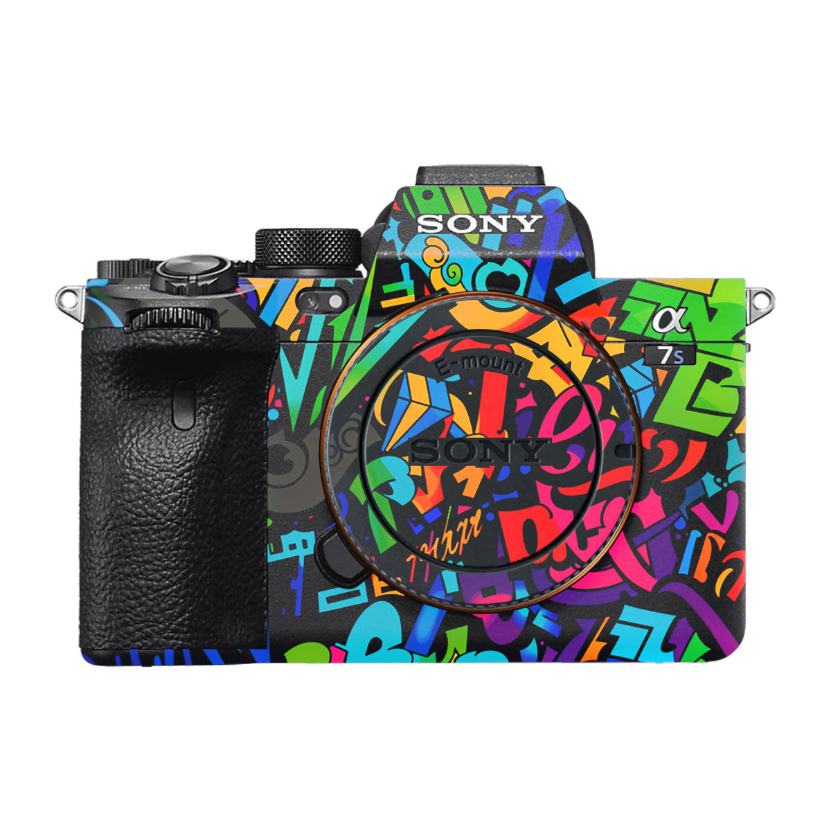 Colorful Urban Street Art Lettering Sony A7S III Camera Skin