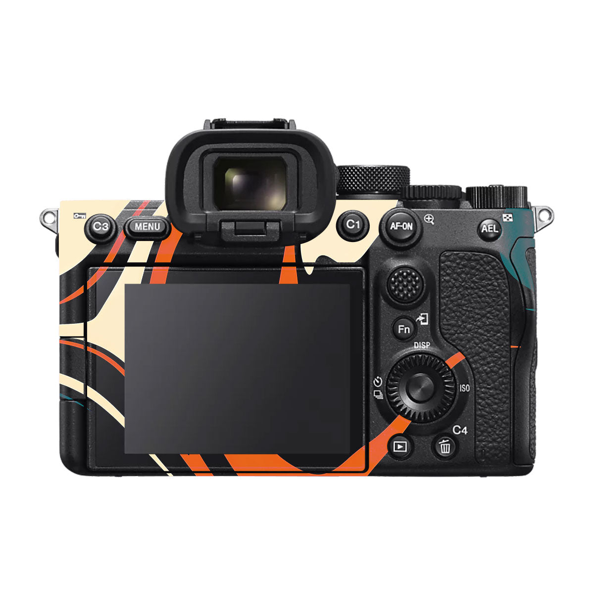 Mid-Century Abstract Swirl Sony A7S III Camera Skin