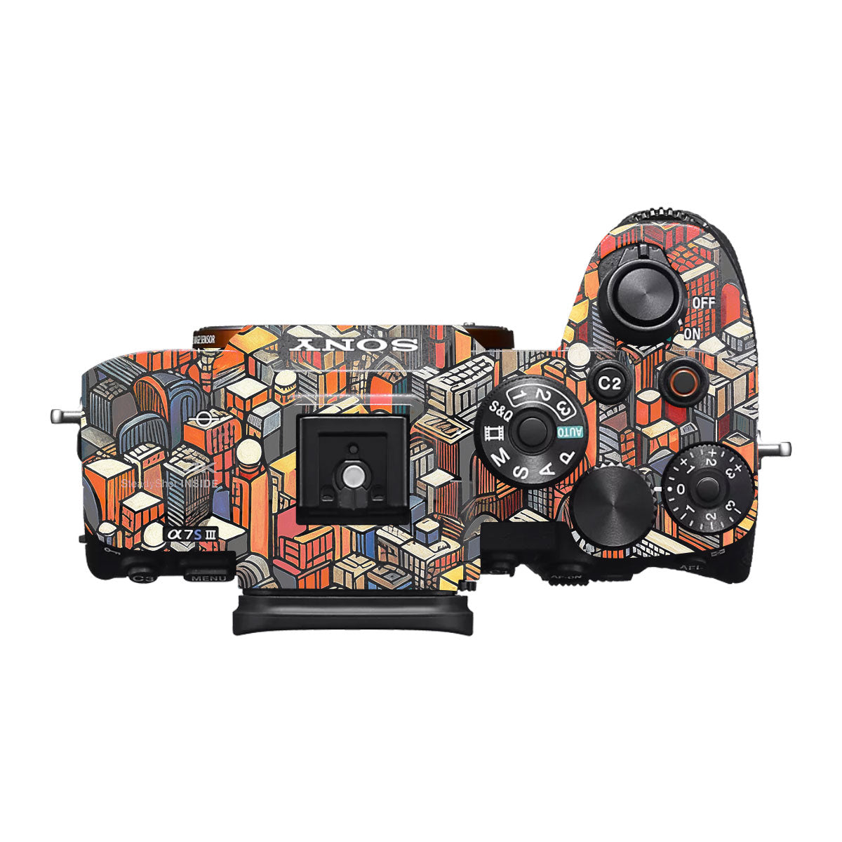 Isometric Cityscape Sony A7S III Camera Skin