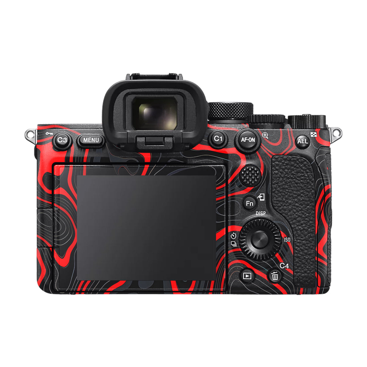 Crimson Waves Sony A7 V Camera Skin