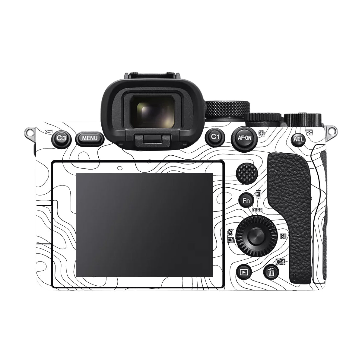 White Contour Design Sony A7 V Camera Skin