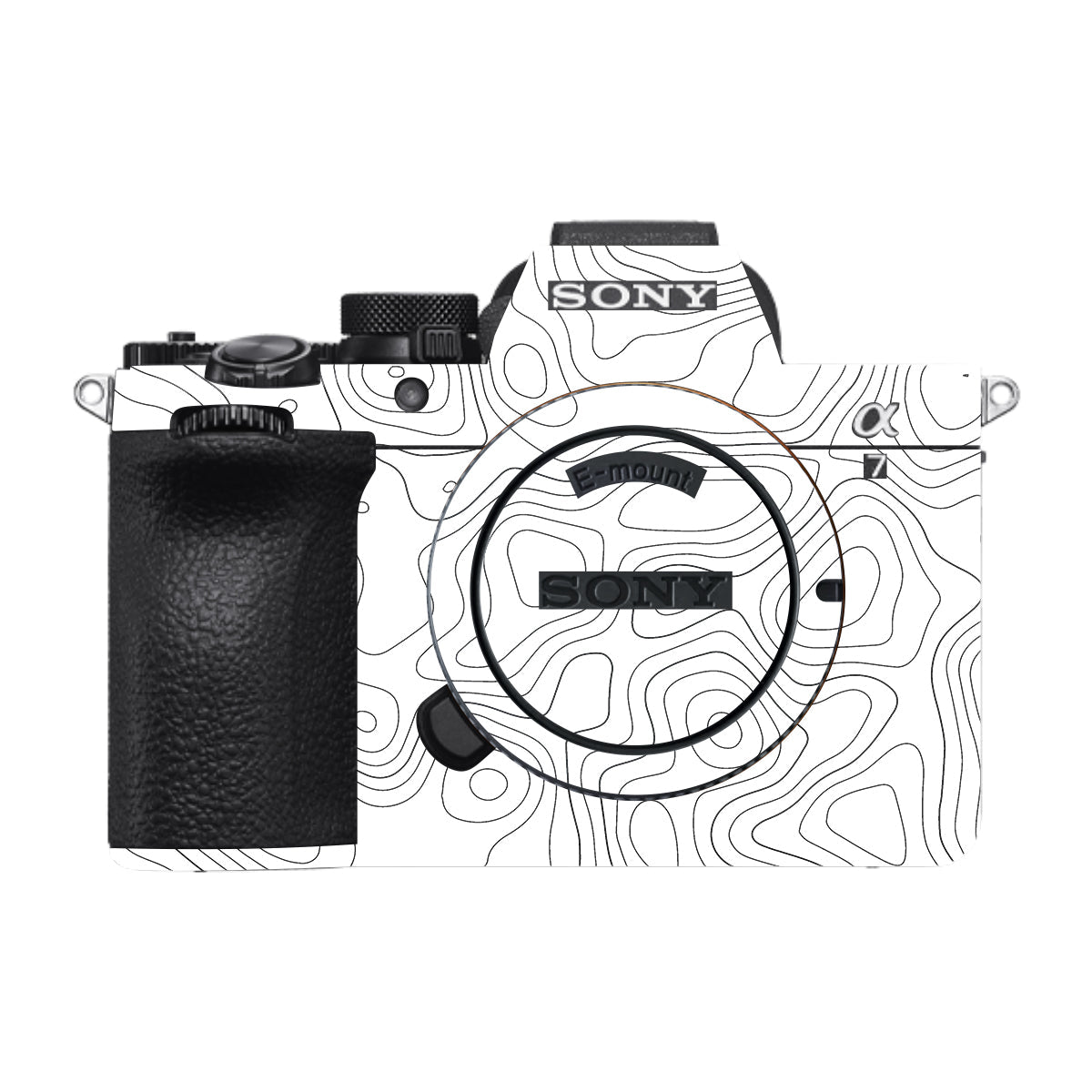 White Contour Design Sony A7 V Camera Skin
