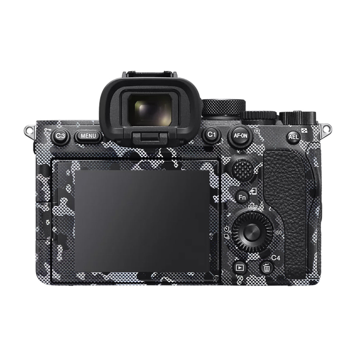 Stealth Grey Camo Sony A7 V Camera Skin