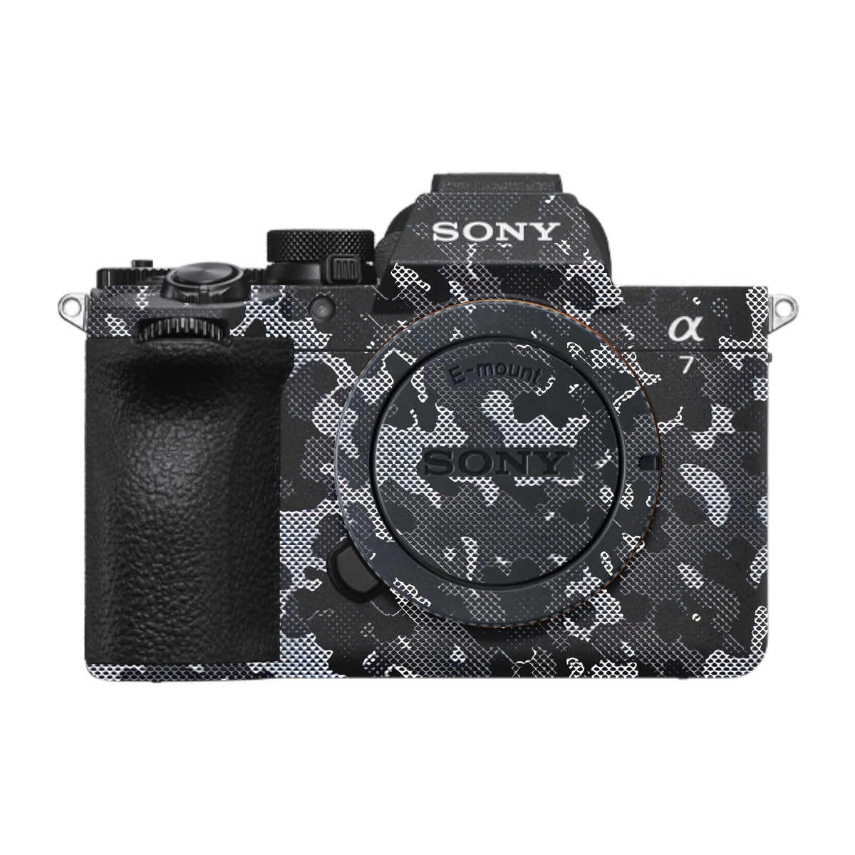 Stealth Grey Camo Sony A7 V Camera Skin