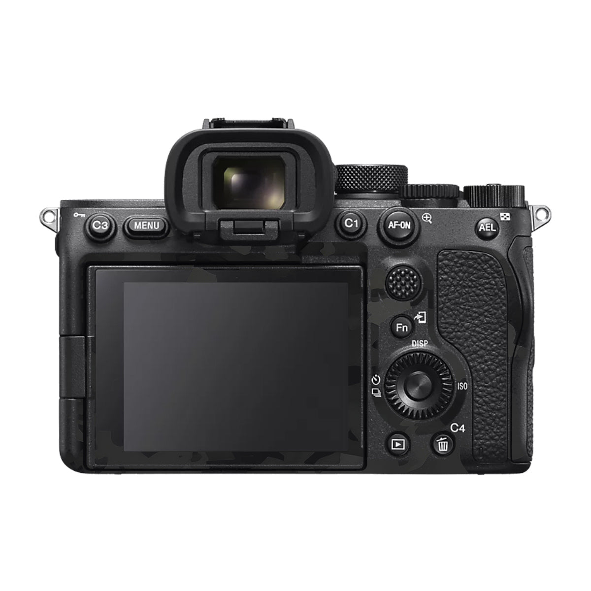 Black Camouflage Sony A7 V Camera Skin