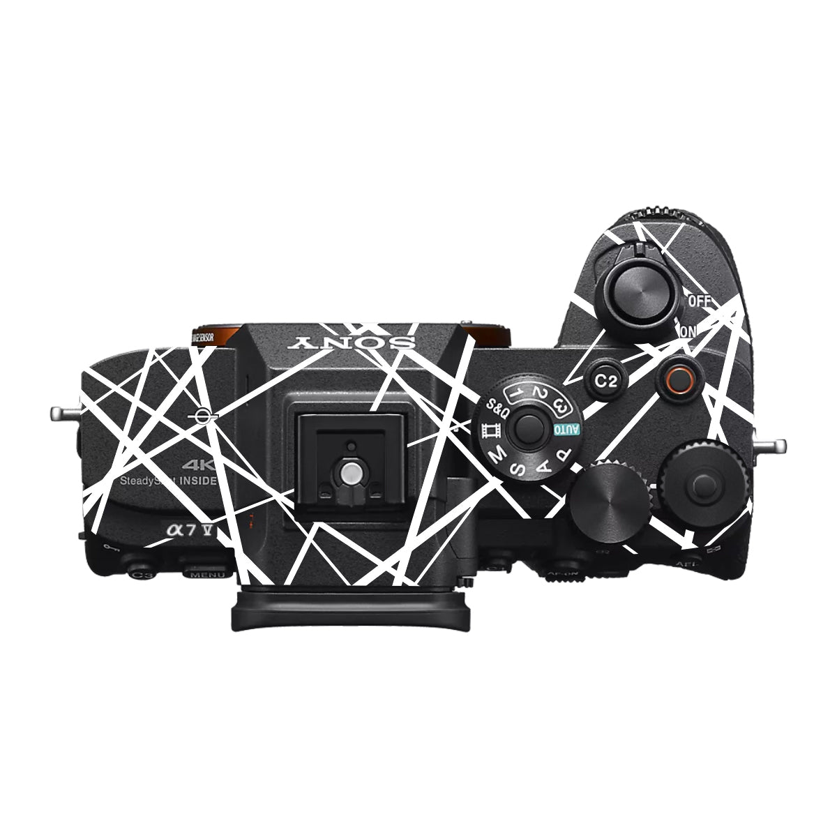 Mono Grid Sony A7 V Camera Skin