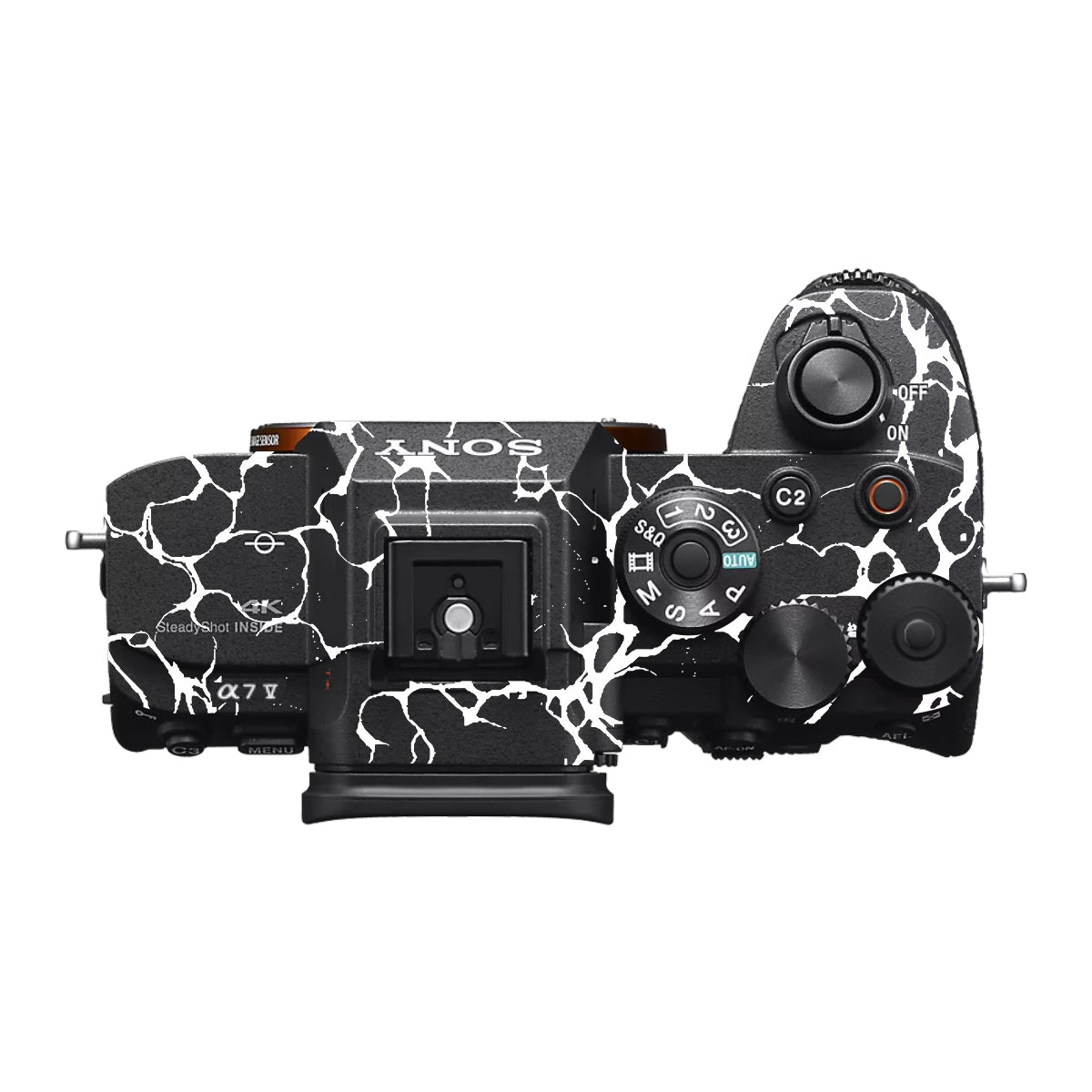 White Web Sony A7 V Camera Skin