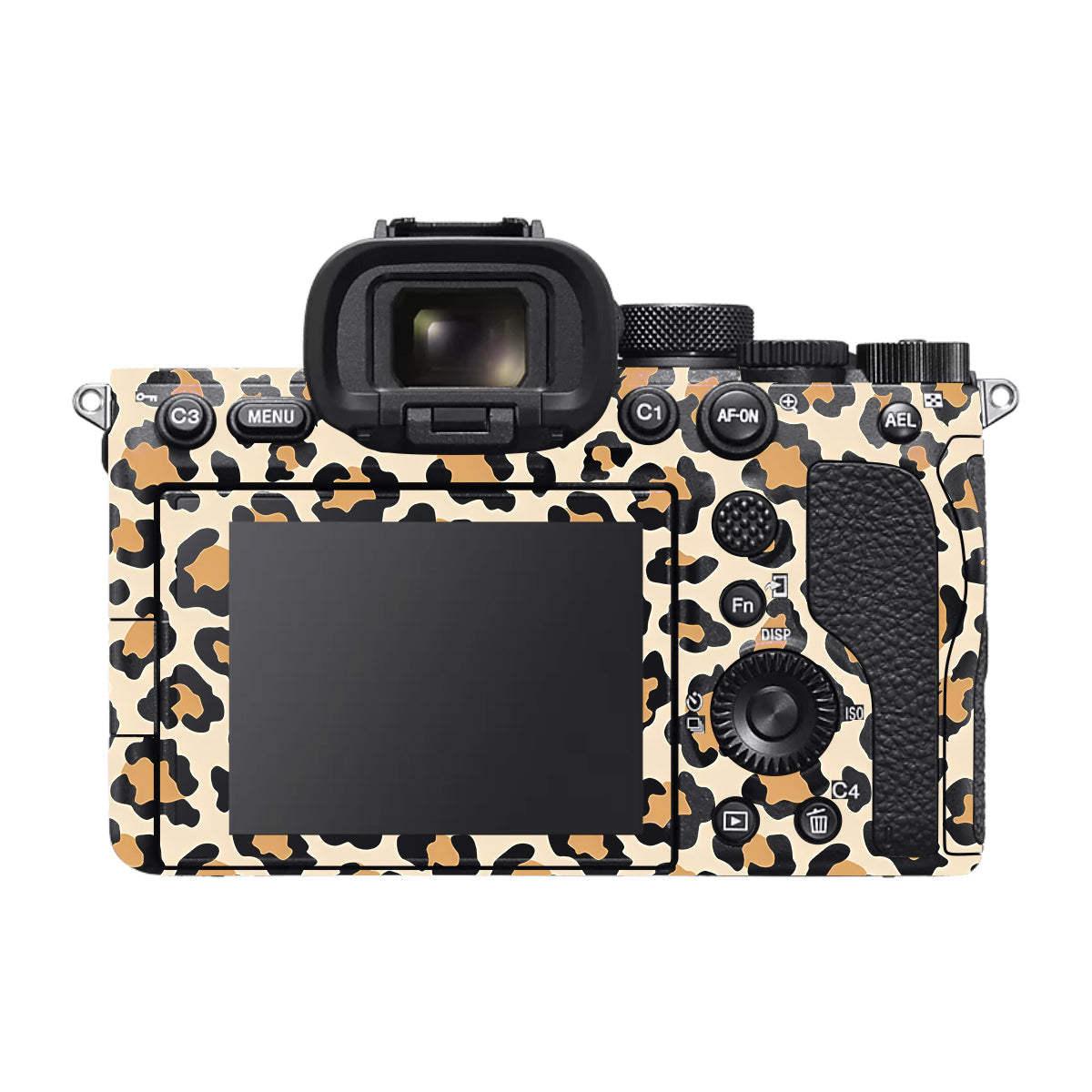 Sandy Leopard Spots Sony A7 V Camera Skin