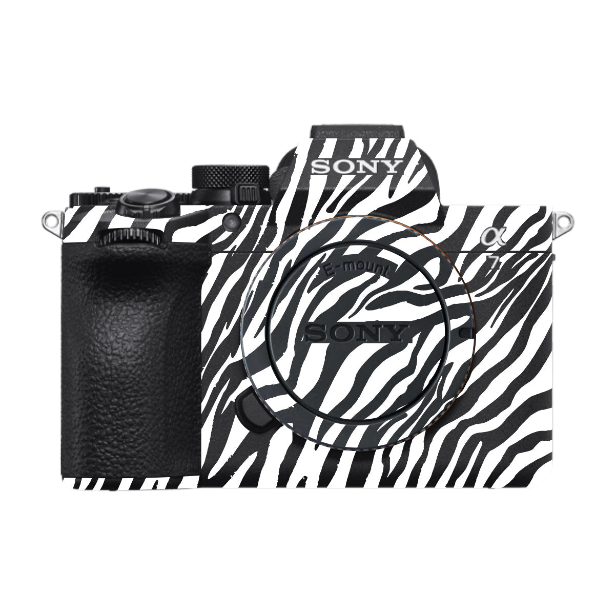 Classic Zebra Stripes Sony A7 V Camera Skin