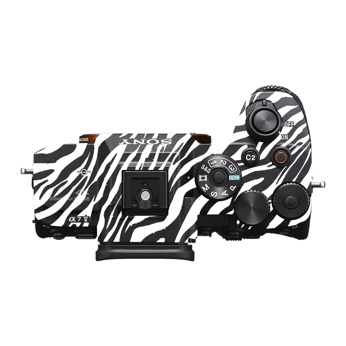 Classic Zebra Stripes Sony A7 V Camera Skin