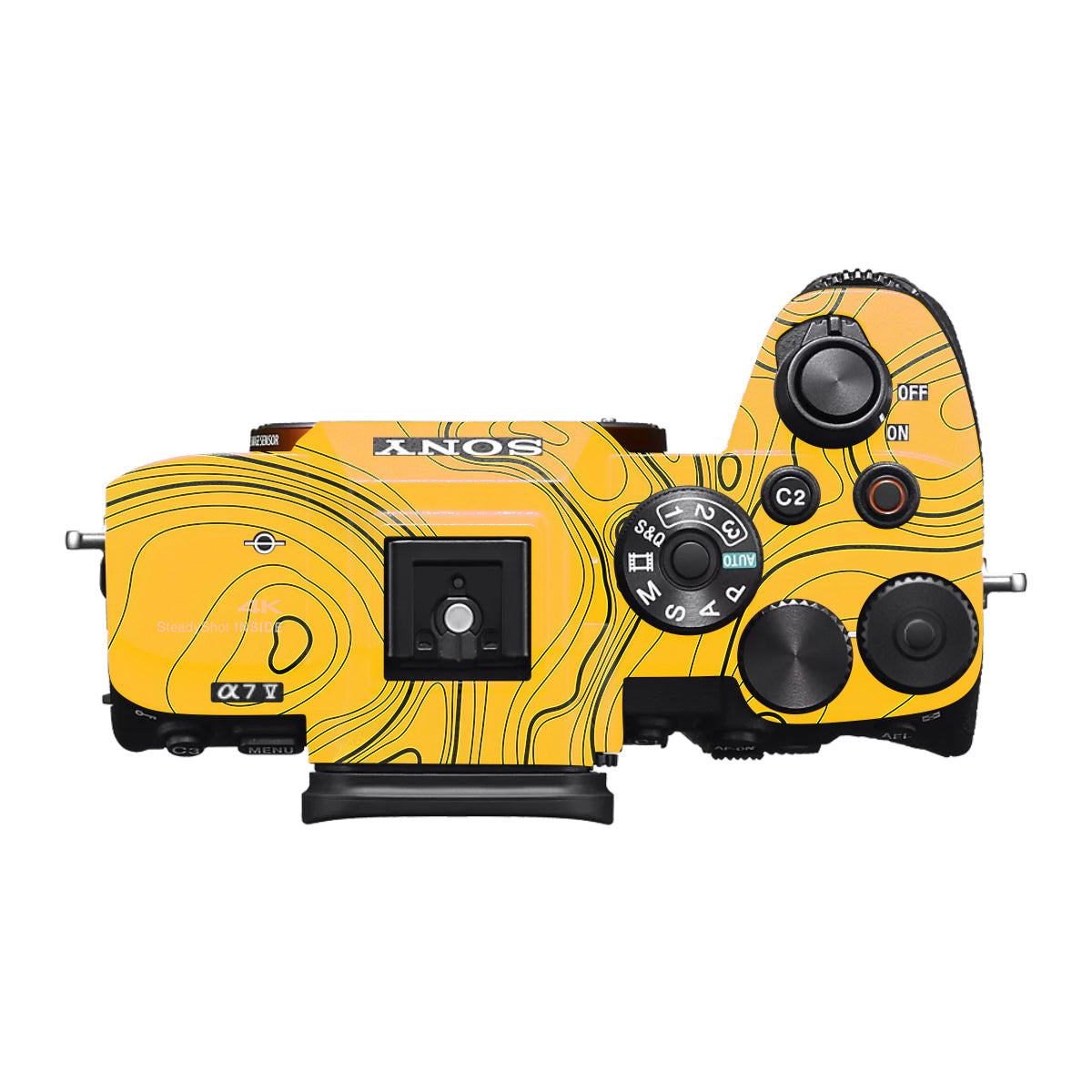 Topographic Map Pattern Sony A7 V Camera Skin
